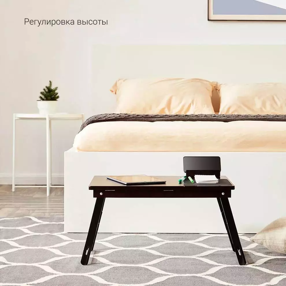 Складной стол-подставка Xiaomi IZW Orange House Multifunctional Folding Computer Desk (CSMJ8742) - фото 3 Складной стол-подставка Xiaomi IZW Orange House Multifunctional Folding Computer Desk (CSMJ8742) - фото 3