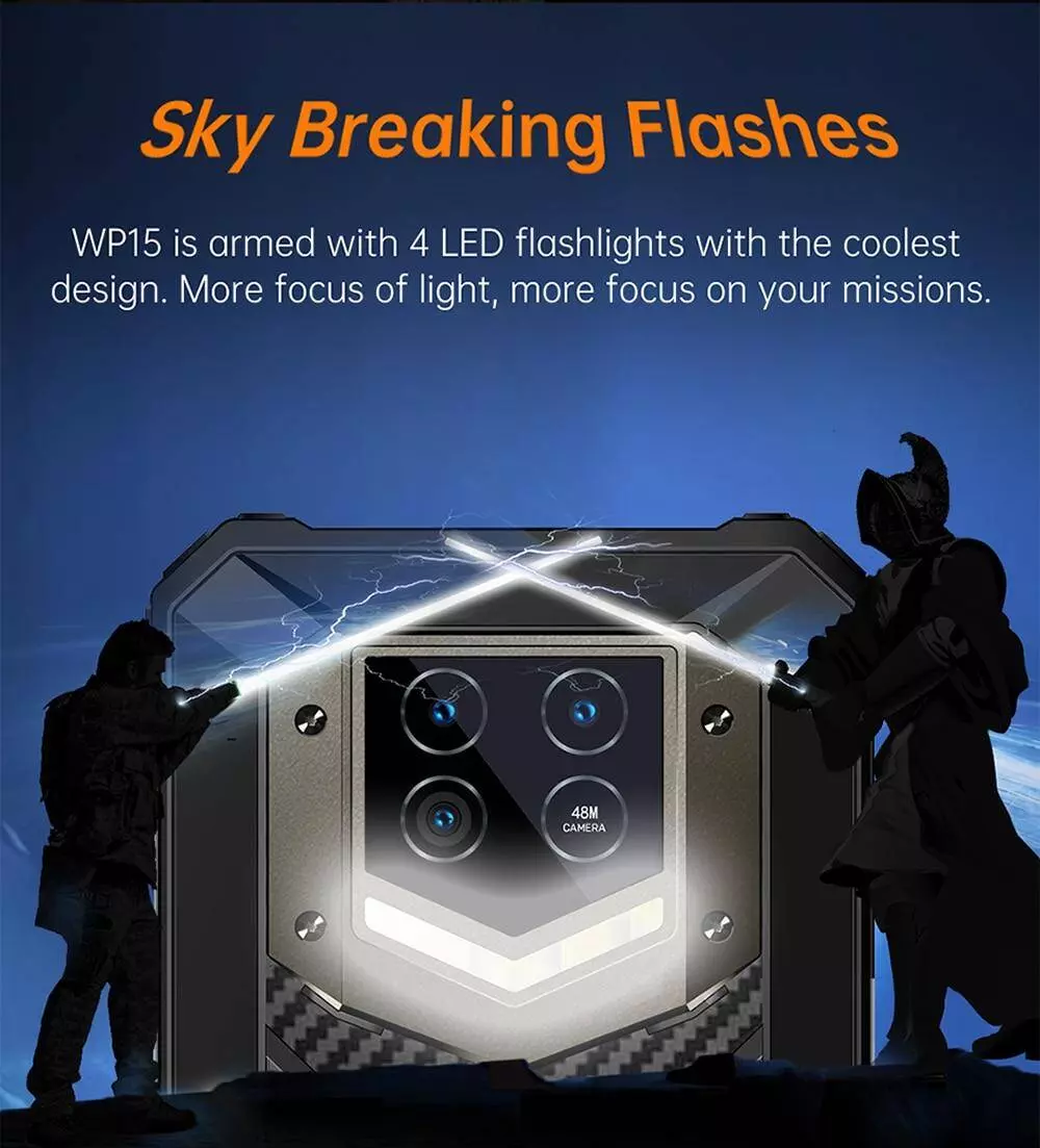 Смартфон Oukitel WP15 8/128Gb 5G - фото 9 Смартфон Oukitel WP15 8/128Gb 5G - фото 9
