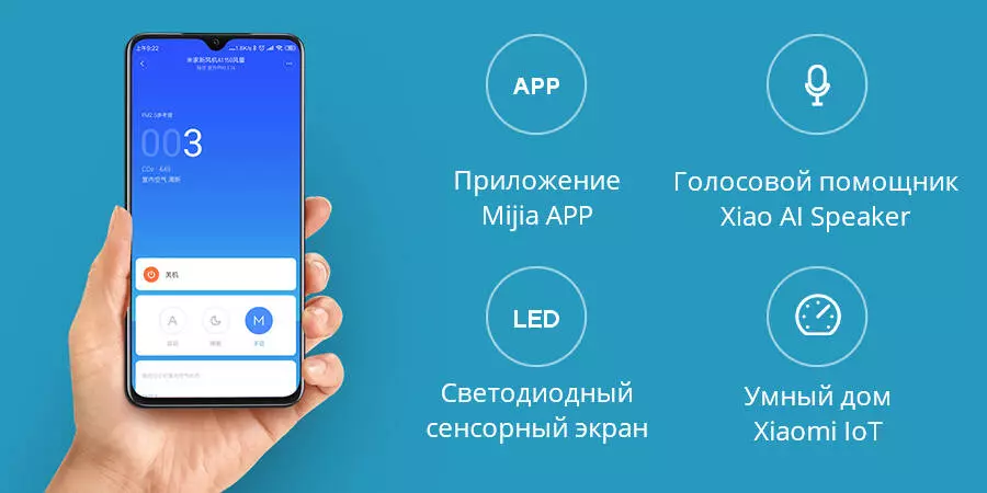 Очиститель воздуха Xiaomi Mijia New Fan Air Purifier A1 (MJXFJ-150-A1) - фото 7 Очиститель воздуха Xiaomi Mijia New Fan Air Purifier A1 (MJXFJ-150-A1) - фото 7