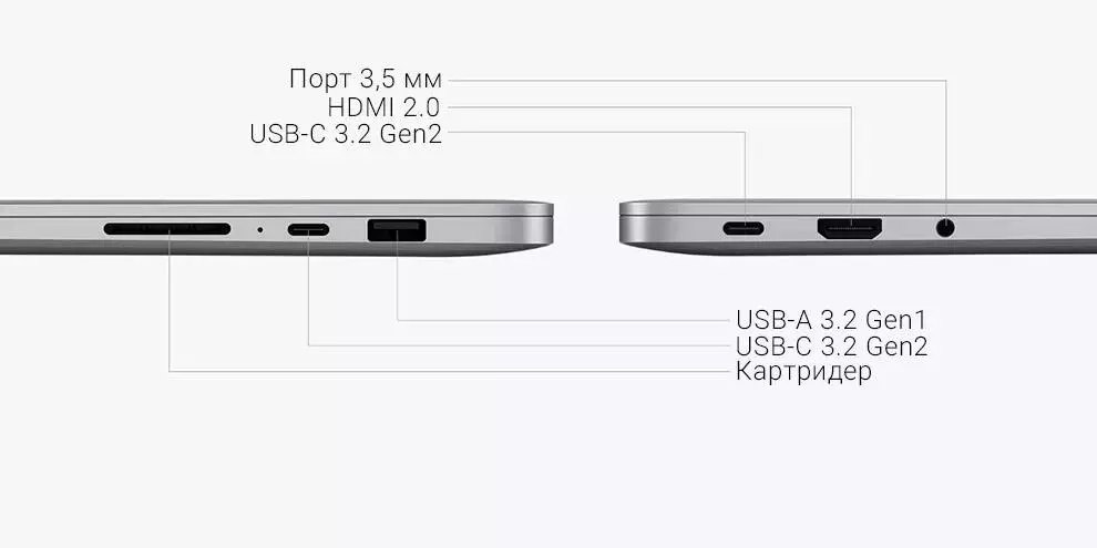 Ноутбук RedmiBook Pro 15" 2022 (AMD R7-6800H, 16Gb, 512Gb, RTX2050) (JYU4475CN) - фото 9 Ноутбук RedmiBook Pro 15" 2022 (AMD R7-6800H, 16Gb, 512Gb, RTX2050) (JYU4475CN) - фото 9