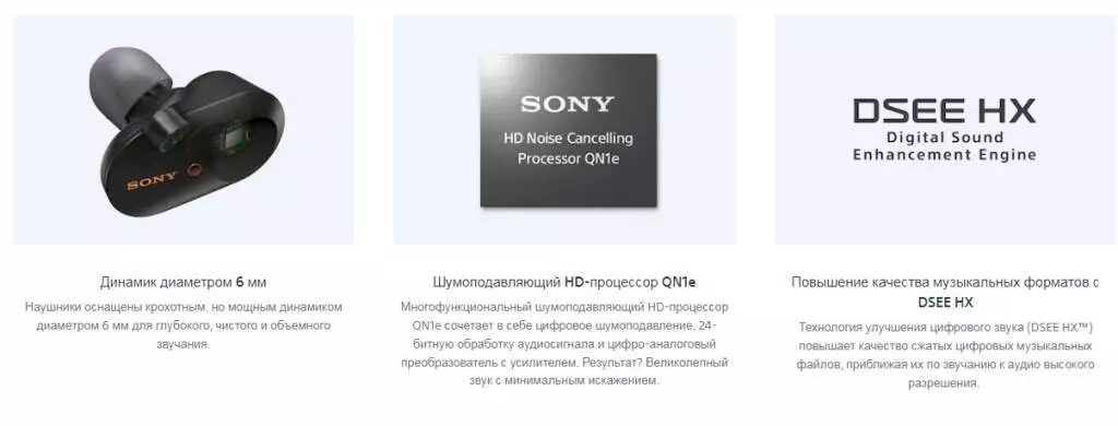 Беспроводные наушники с шумоподавлением Sony WF-1000XM3 - фото 5 Беспроводные наушники с шумоподавлением Sony WF-1000XM3 - фото 5