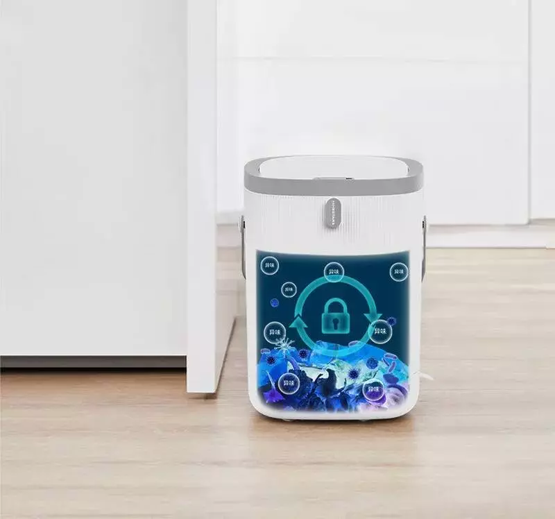 Мусорное ведро Ninestars Foot Sensor Trash Can, 12л (DZT-12-36SJT) - фото 6 Мусорное ведро Ninestars Foot Sensor Trash Can, 12л (DZT-12-36SJT) - фото 6