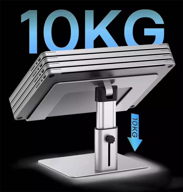 Подставка для ноутбука Baseus Metal Adjustable Laptop Stand (LUJS000012) - фото 5 Подставка для ноутбука Baseus Metal Adjustable Laptop Stand (LUJS000012) - фото 5