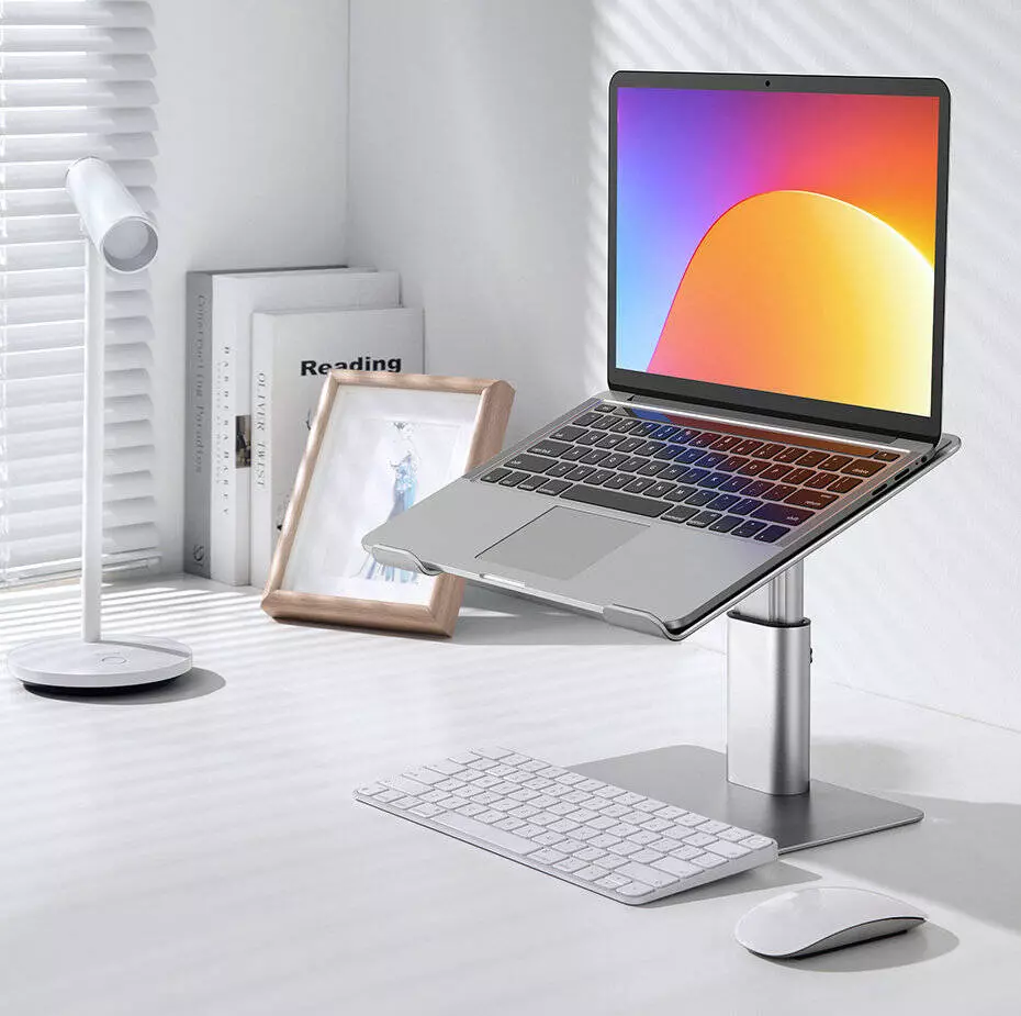 Подставка для ноутбука Baseus Metal Adjustable Laptop Stand (LUJS000012) - фото 7 Подставка для ноутбука Baseus Metal Adjustable Laptop Stand (LUJS000012) - фото 7