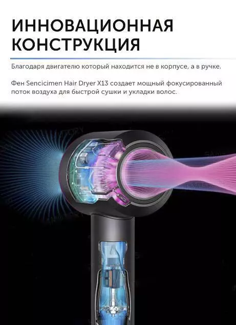 Фен SenCiciMen Hair Dryer X13 - фото 6