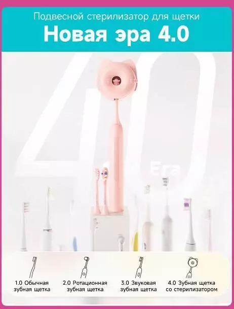 Электрическая зубная щетка Soocas D3 Electric Toothbrush - фото 4 Электрическая зубная щетка Soocas D3 Electric Toothbrush - фото 4