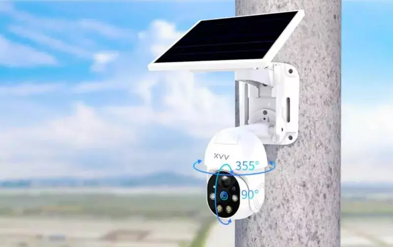 IP камера XiaoVV Solar Powered Outdoor PTZ Camera P6 Pro Wi-Fi (XVV-1120S-P6-WIFI) - фото 7