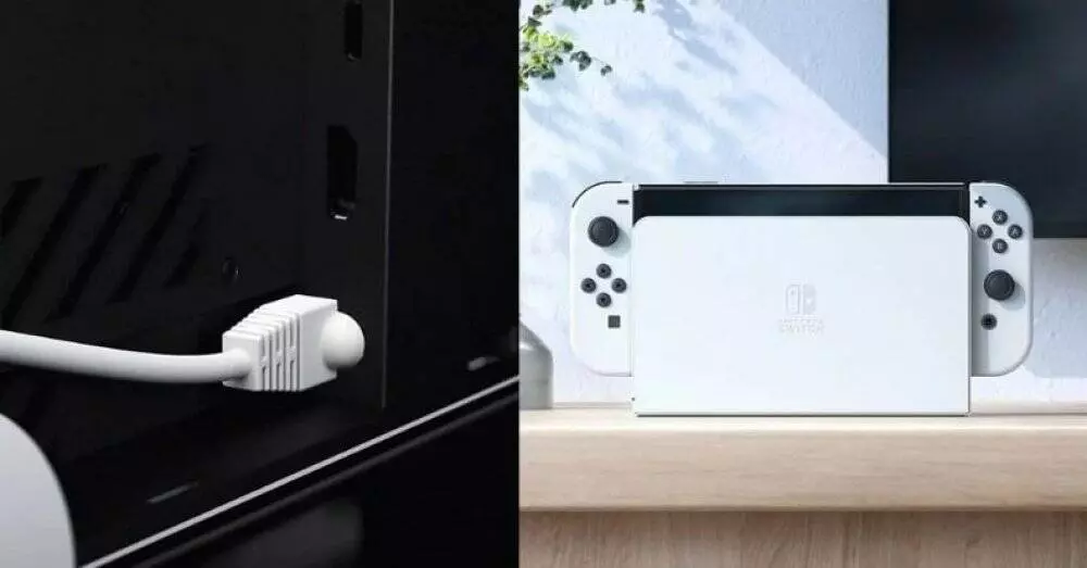 Игровая консоль Nintendo Switch OLED 64GB Splatoon - фото 4 Игровая консоль Nintendo Switch OLED 64GB Splatoon - фото 4