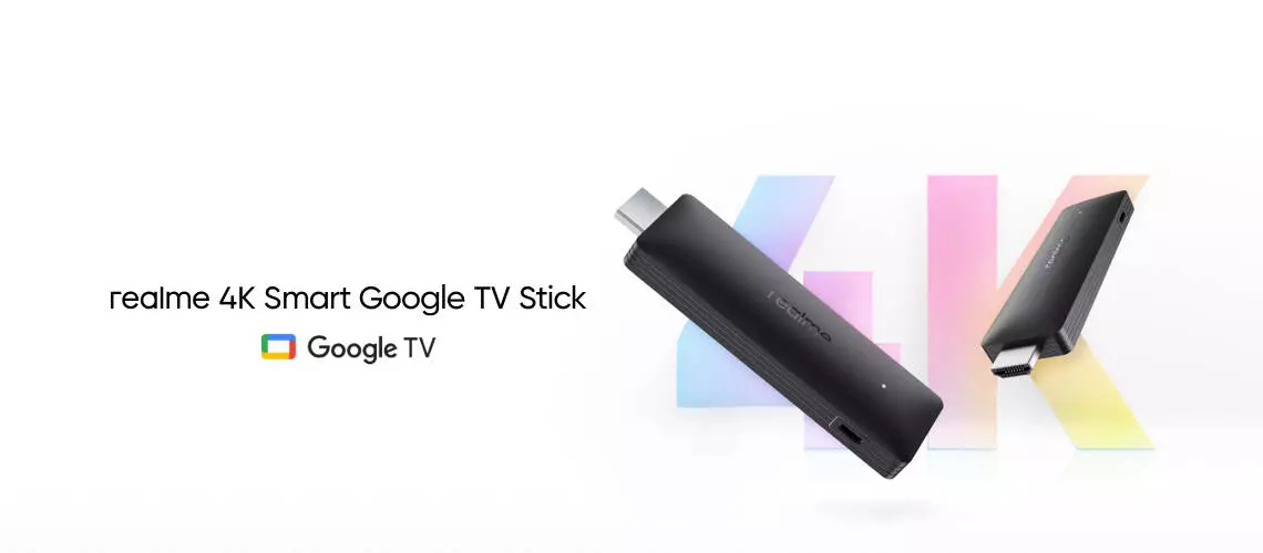 Купить ТВ-приставка Realme 4K Google TV Stick - фото 1 Купить ТВ-приставка Realme 4K Google TV Stick - фото 1