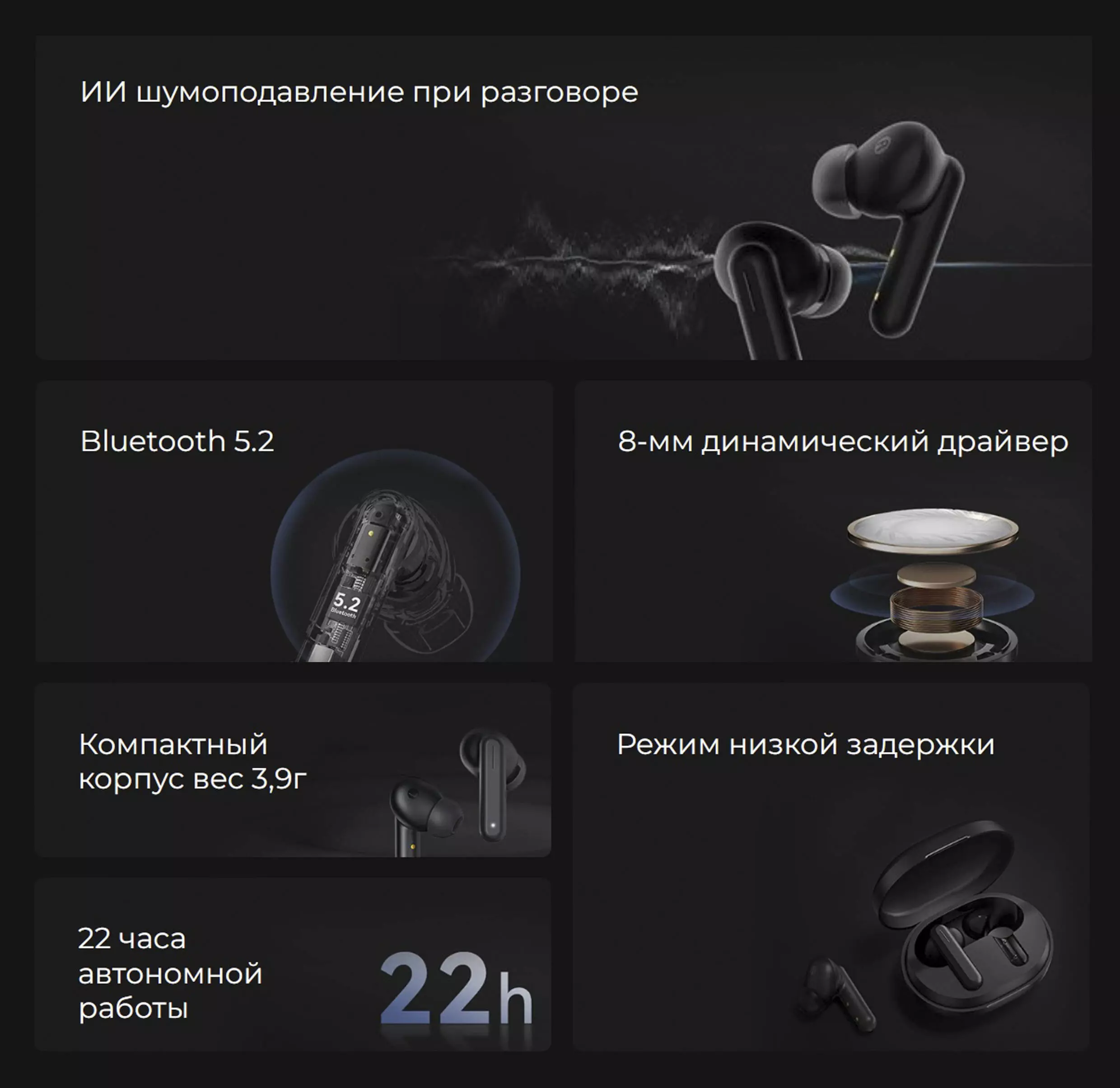 Беспроводные наушники Haylou GT7 Neo - фото 2 Беспроводные наушники Haylou GT7 Neo - фото 2