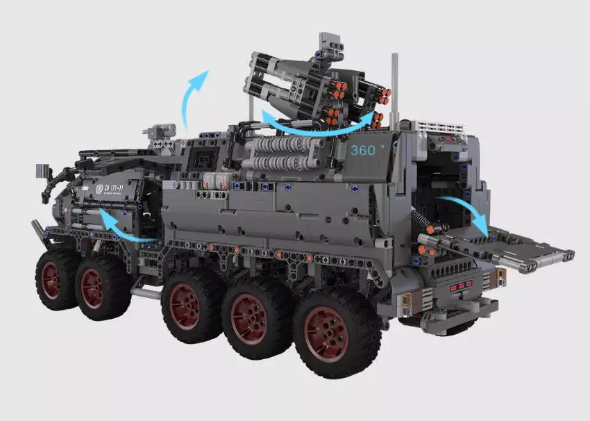 Конструктор Onebot Building Block Earth Troop Carrier CN171 (OBWEYB19AIQI) - фото 2