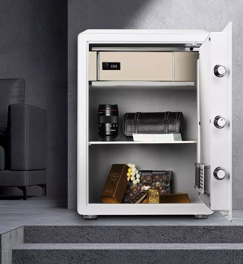 Сейф электронный с датчиком отпечатков CRMCR Cayo Anno Iron Pro Safe Box (BGX-X1-60MP) - фото 8 Сейф электронный с датчиком отпечатков CRMCR Cayo Anno Iron Pro Safe Box (BGX-X1-60MP) - фото 8