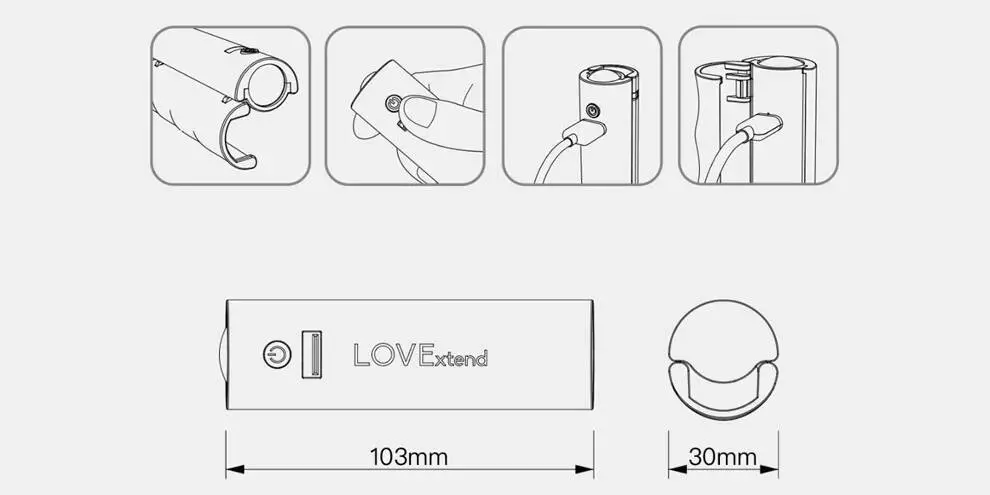 Фонарь Xiaomi UL Life LOVExtend LP-100 - фото 6 Фонарь Xiaomi UL Life LOVExtend LP-100 - фото 6
