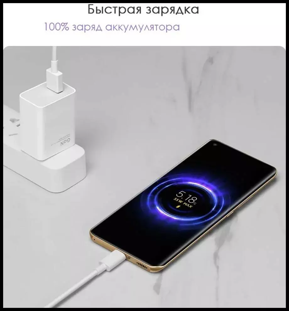 Сетевое зарядное устройство Xiaomi Adaptor 55W (MDY-12-EA) - фото 2 Сетевое зарядное устройство Xiaomi Adaptor 55W (MDY-12-EA) - фото 2