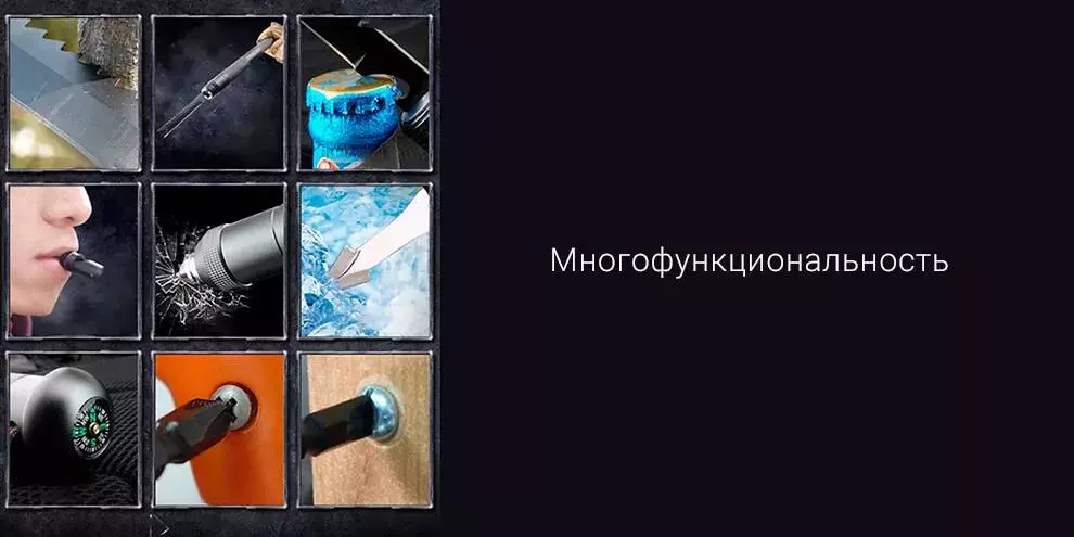 Тактический посох HX Outdoors Multifunctional Tactical Stick - фото 2 Тактический посох HX Outdoors Multifunctional Tactical Stick - фото 2