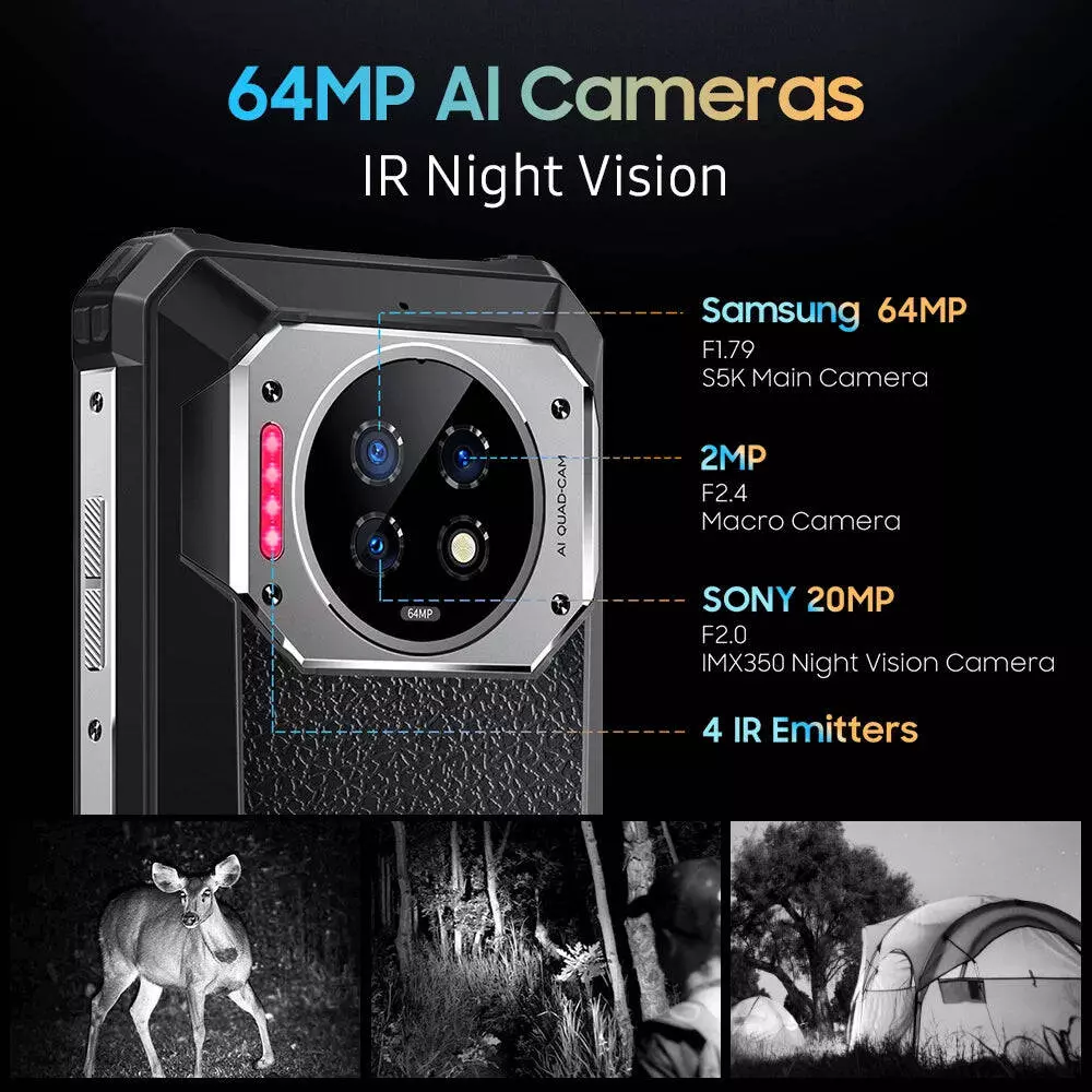 Смартфон Oukitel WP19 8/256Gb - фото 4 Смартфон Oukitel WP19 8/256Gb - фото 4
