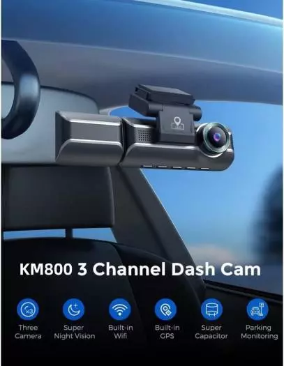 Видеорегистратор Xiaomi Jiekemi Dash Cam KM800 - фото 3 Видеорегистратор Xiaomi Jiekemi Dash Cam KM800 - фото 3