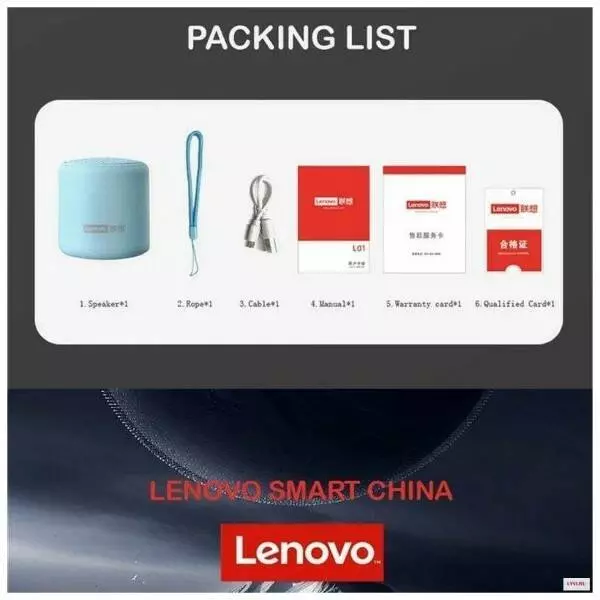 Колонка портативная Lenovo L01 - фото 6 Колонка портативная Lenovo L01 - фото 6