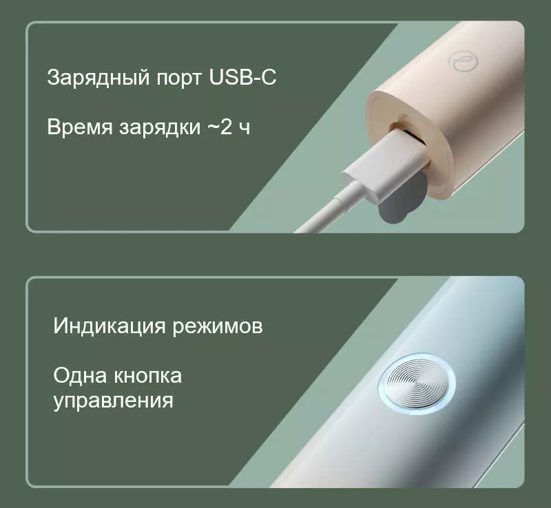 Электрическая зубная щетка Enchen Aurora T2 - фото 7 Электрическая зубная щетка Enchen Aurora T2 - фото 7