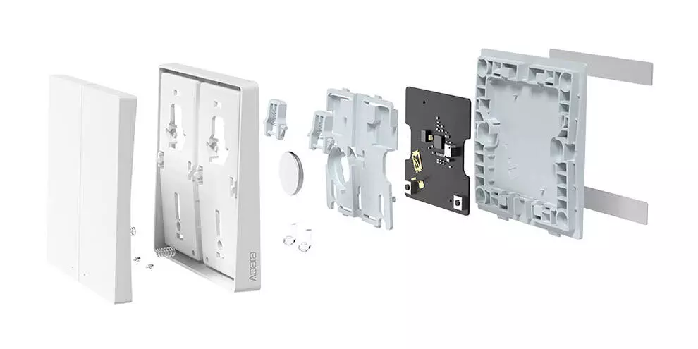 Выключатель беспроводной Aqara D1 Wireless Remote Switch (WXKG06LM) - фото 4