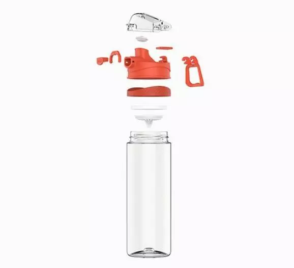 Бутылка для воды Xiaomi Quange Hello Life Tritan Sports Cup 480ml (SJ010101) - фото 3