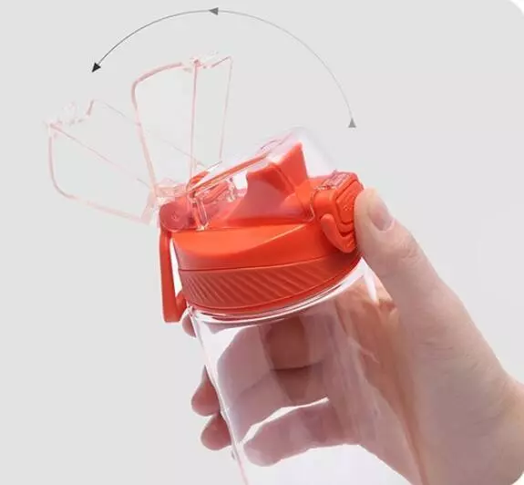 Бутылка для воды Xiaomi Quange Hello Life Tritan Sports Cup 480ml (SJ010101) - фото 4