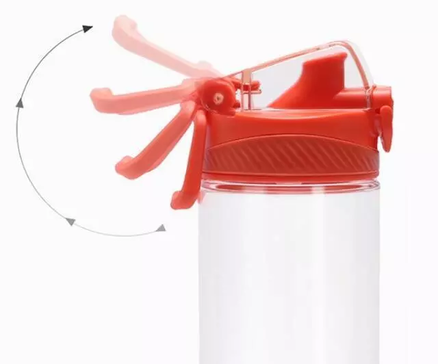 Бутылка для воды Xiaomi Quange Hello Life Tritan Sports Cup 480ml (SJ010101) - фото 6