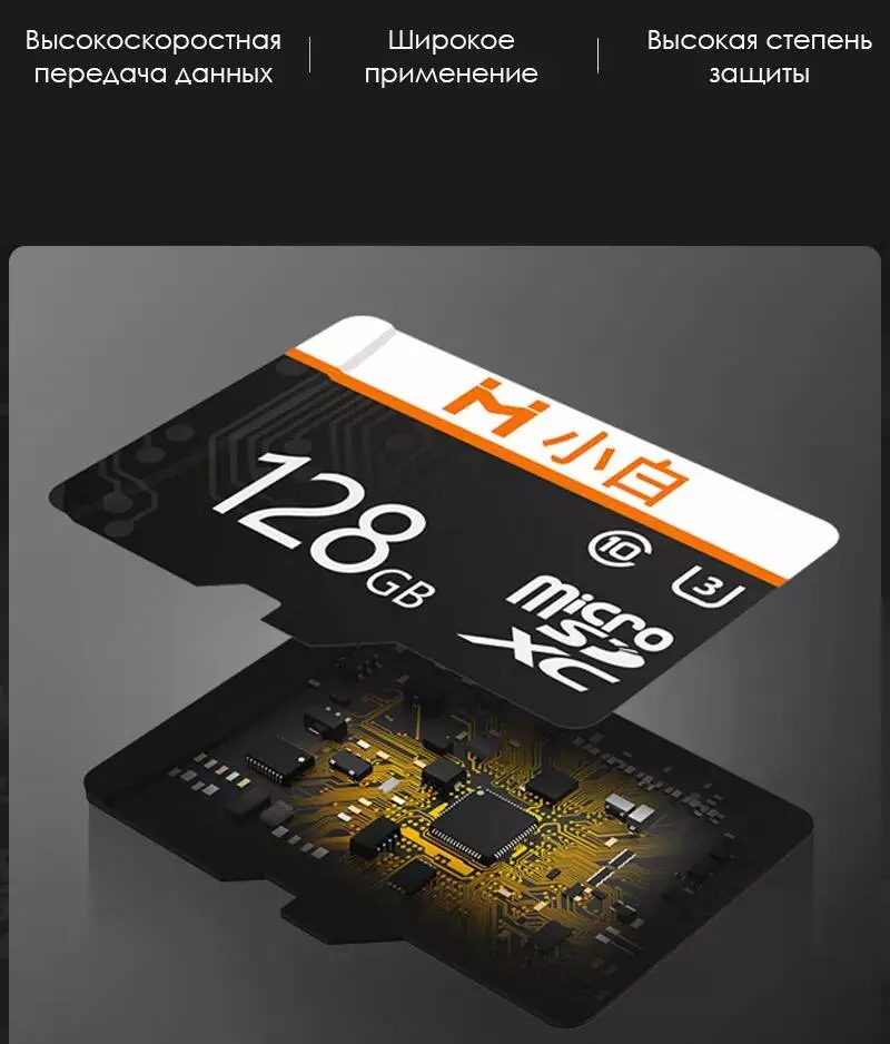 Купить Карта памяти Xiaomi Imilab Xiaoba microSD 128GB - фото 1 Купить Карта памяти Xiaomi Imilab Xiaoba microSD 128GB - фото 1