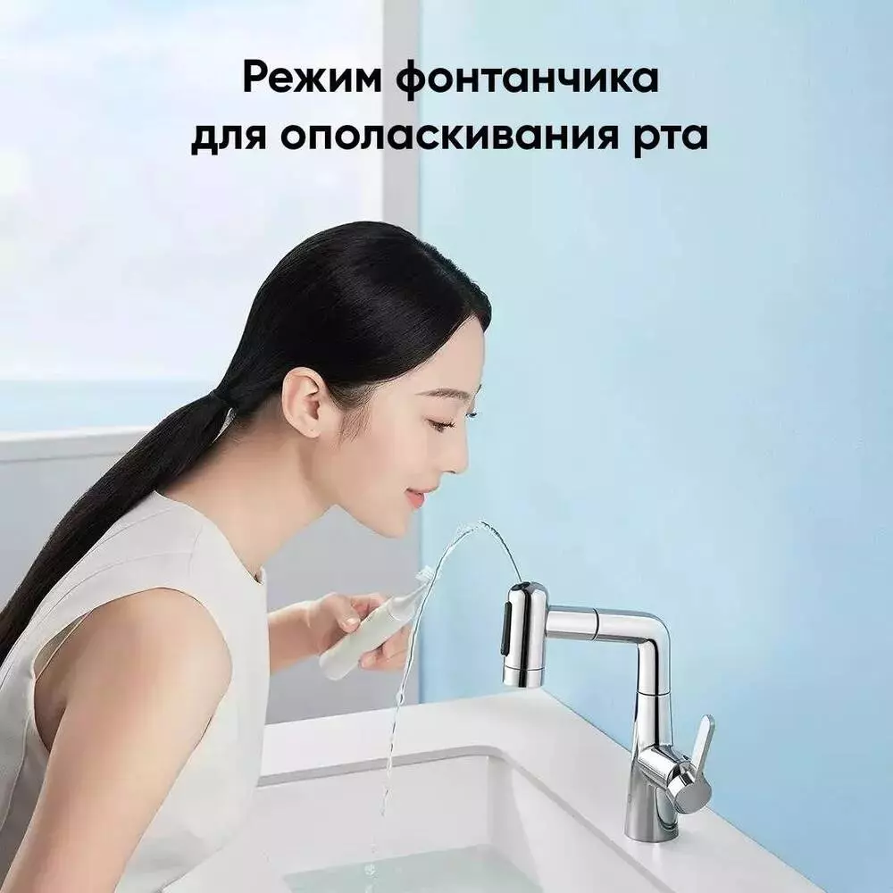 Смеситель с выдвижным изливом Xiaomi Mijia Pull-out Basin Faucet S1 (MJCLSMPLT01DB) - фото 6 Смеситель с выдвижным изливом Xiaomi Mijia Pull-out Basin Faucet S1 (MJCLSMPLT01DB) - фото 6