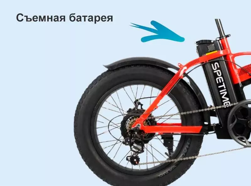 Электровелосипед Spetime E-Bike F6 Pro - фото 3 Электровелосипед Spetime E-Bike F6 Pro - фото 3