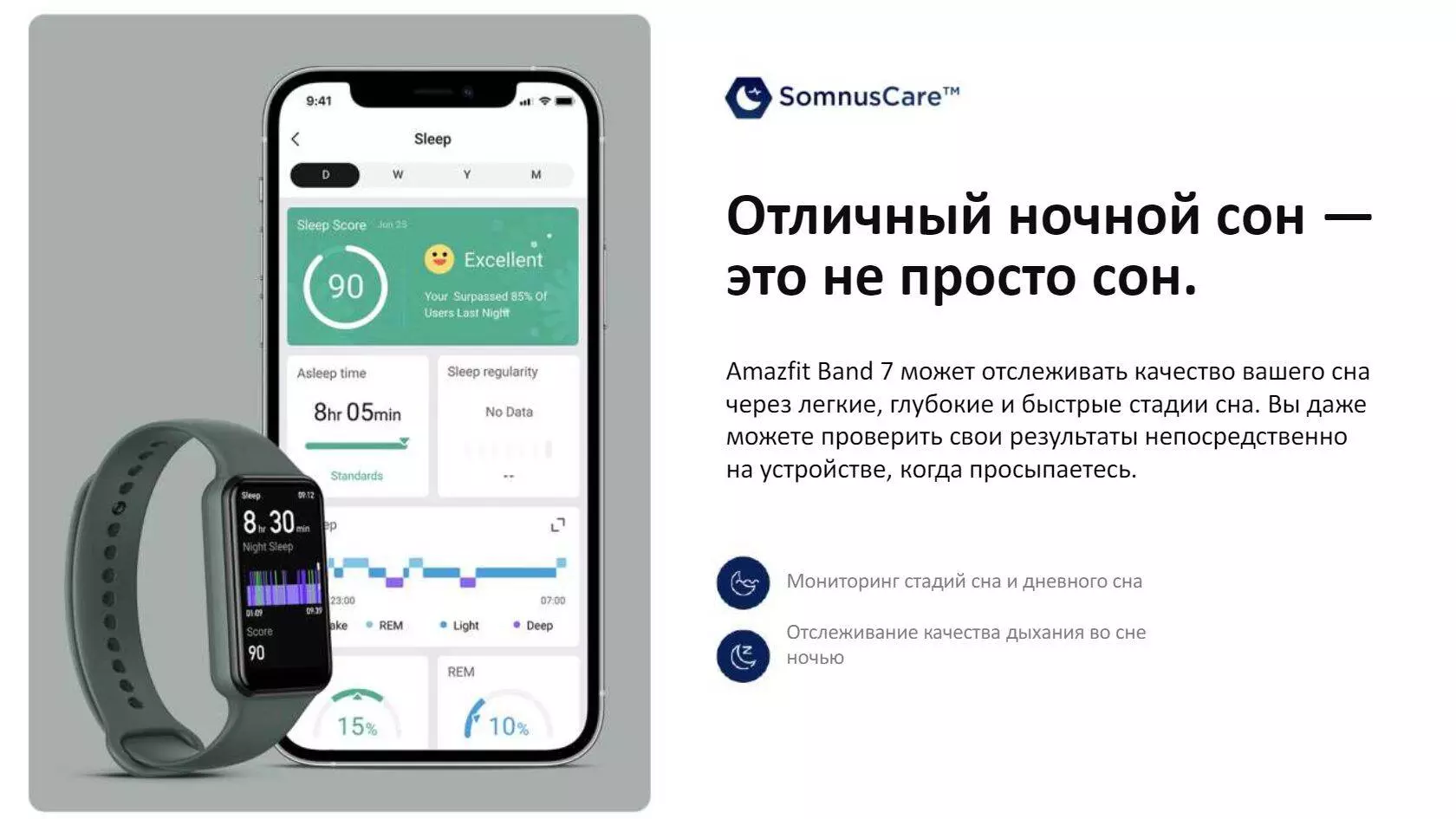 Фитнес-браслет Amazfit Band 7 - фото 7 Фитнес-браслет Amazfit Band 7 - фото 7