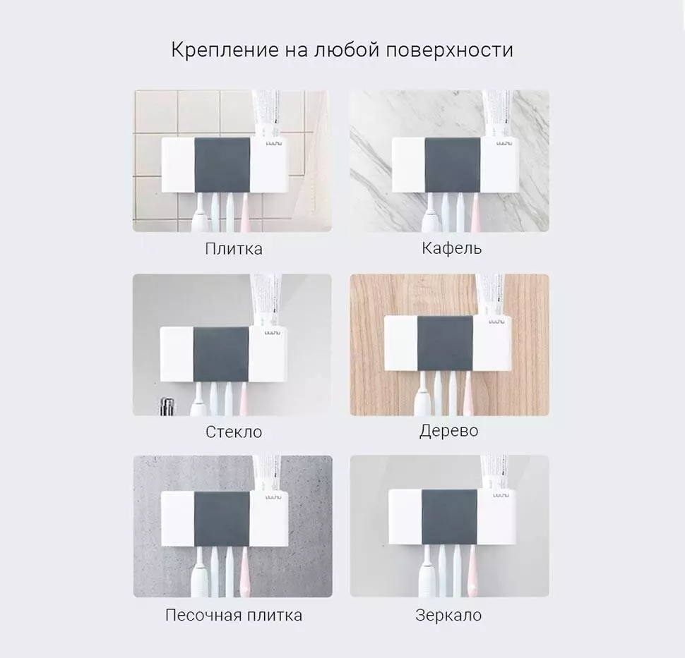 Стерилизатор для зубных щеток Xiaomi Liushu Sterilization Toothbrush Holder (LSZWD01W) - фото 8 Стерилизатор для зубных щеток Xiaomi Liushu Sterilization Toothbrush Holder (LSZWD01W) - фото 8