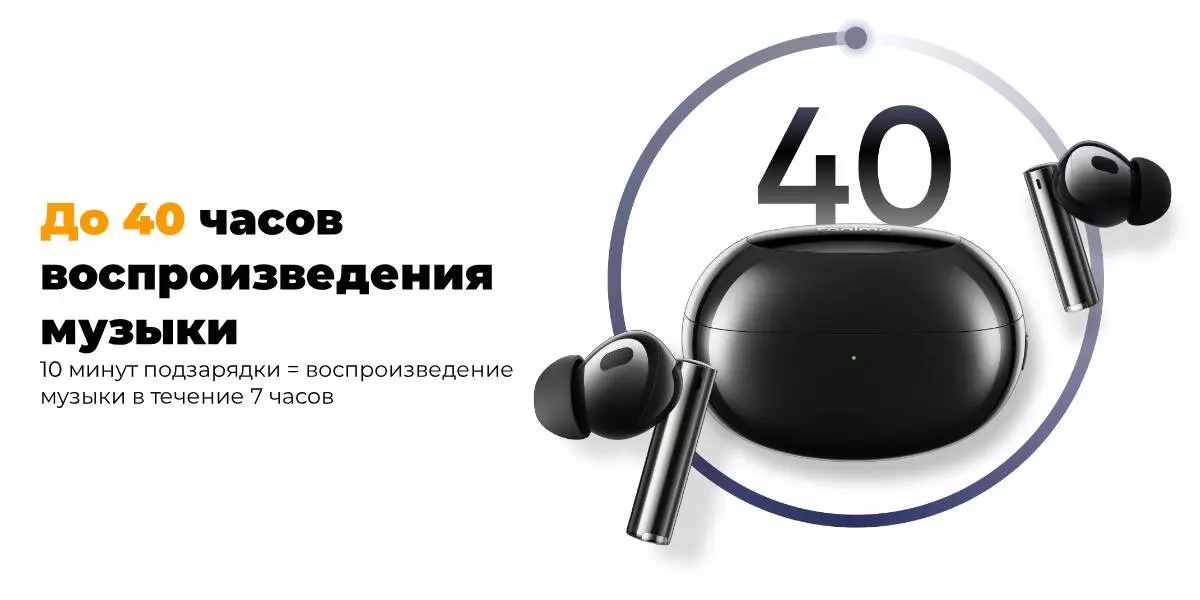 Беспроводные наушники Realme Buds Air 5 Pro (RMA2120) - фото 4