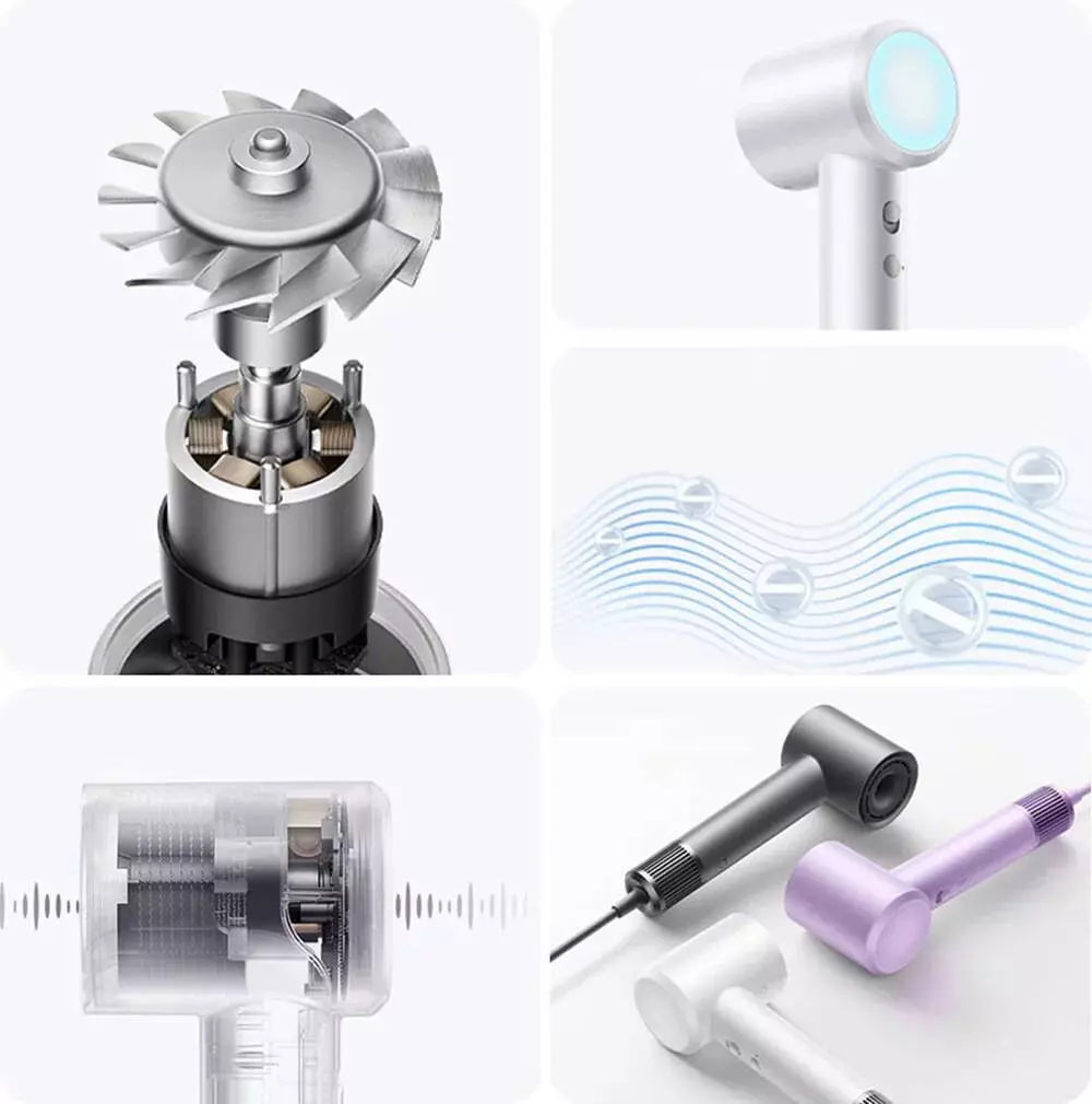 Фен Xiaomi Mijia H501 Anion 1600W - фото 3 Фен Xiaomi Mijia H501 Anion 1600W - фото 3