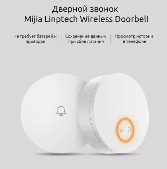 Купить Беспроводной дверной звонок Xiaomi Linptech Wireless Doorbell G6L-E - фото 1