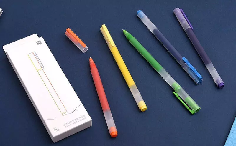 Набор цветных ручек Xiaomi Jumbo Gel Ink Pen (MJZXB03WC) (5шт) - фото 3 Набор цветных ручек Xiaomi Jumbo Gel Ink Pen (MJZXB03WC) (5шт) - фото 3