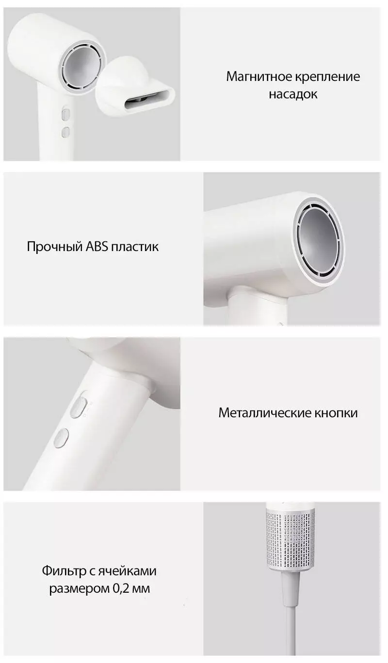 Фен Lydsto S1 High Speed Hair Dryer (XD-GSCFJ02) - фото 10 Фен Lydsto S1 High Speed Hair Dryer (XD-GSCFJ02) - фото 10