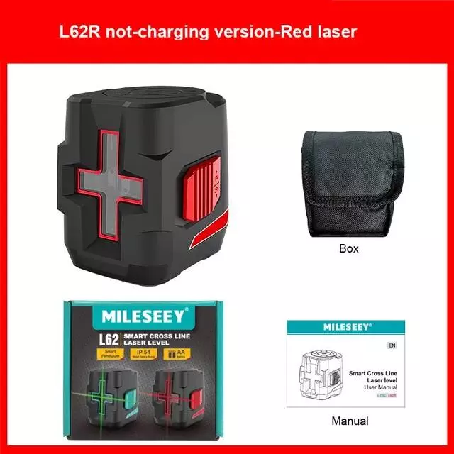 Лазерный уровень Xiaomi MILESEEY Red Light L62R (12 м) - фото 6 Лазерный уровень Xiaomi MILESEEY Red Light L62R (12 м) - фото 6