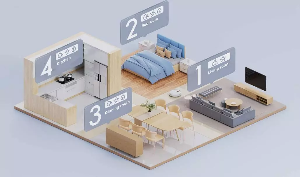 Робот-пылесос Xiaomi Mijia Self Cleaning Robot Vacuum Mop 2 Pro (B113CN) - фото 10 Робот-пылесос Xiaomi Mijia Self Cleaning Robot Vacuum Mop 2 Pro (B113CN) - фото 10