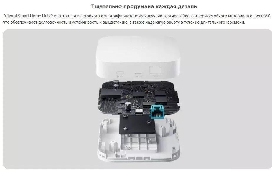Главный блок управления Xiaomi Smart Home Hub 2 (ZNDMWG04LM) - фото 9 Главный блок управления Xiaomi Smart Home Hub 2 (ZNDMWG04LM) - фото 9