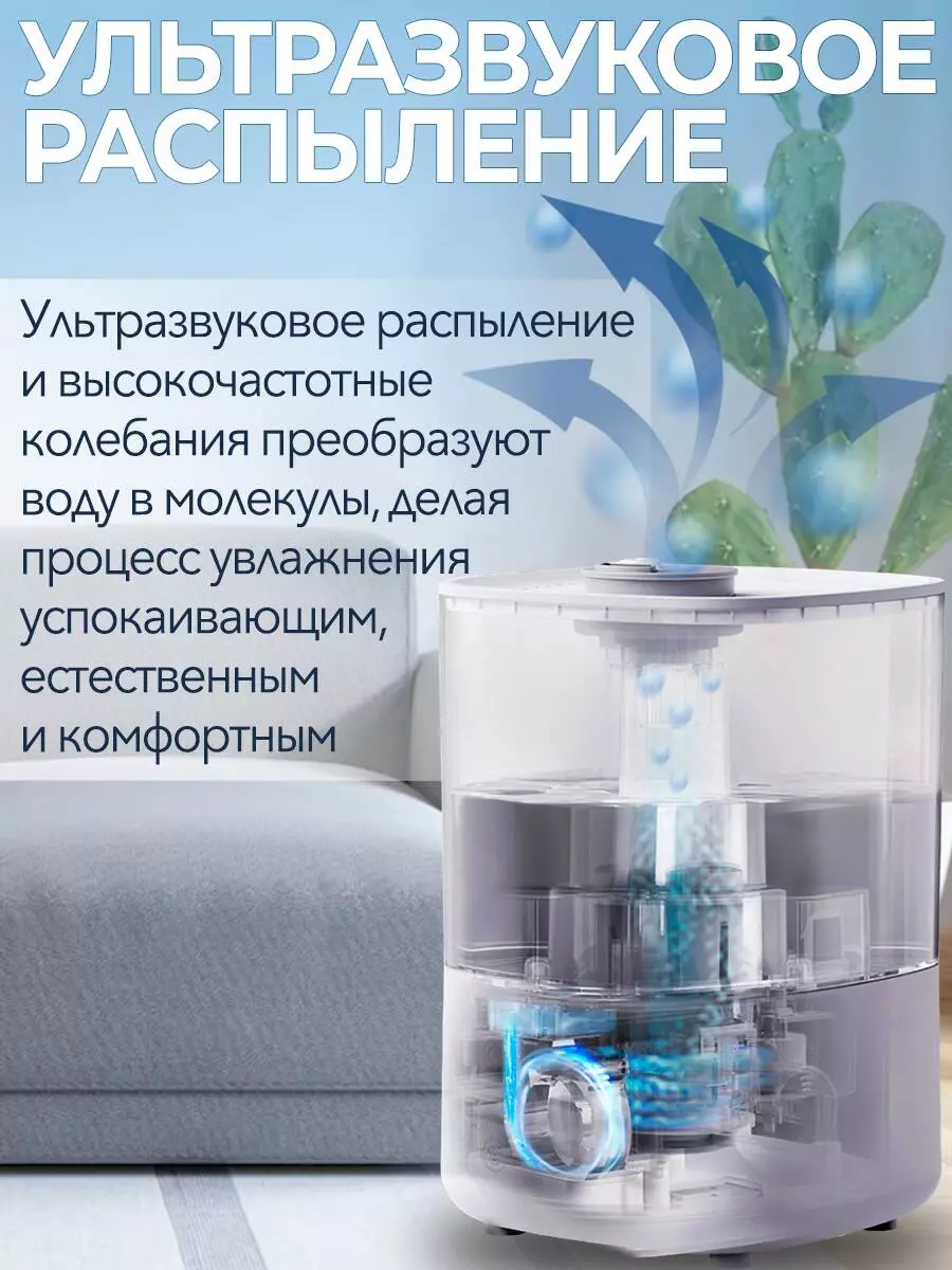 Увлажнитель воздуха Lydsto Humidifier F100S 2.5L - фото 6 Увлажнитель воздуха Lydsto Humidifier F100S 2.5L - фото 6