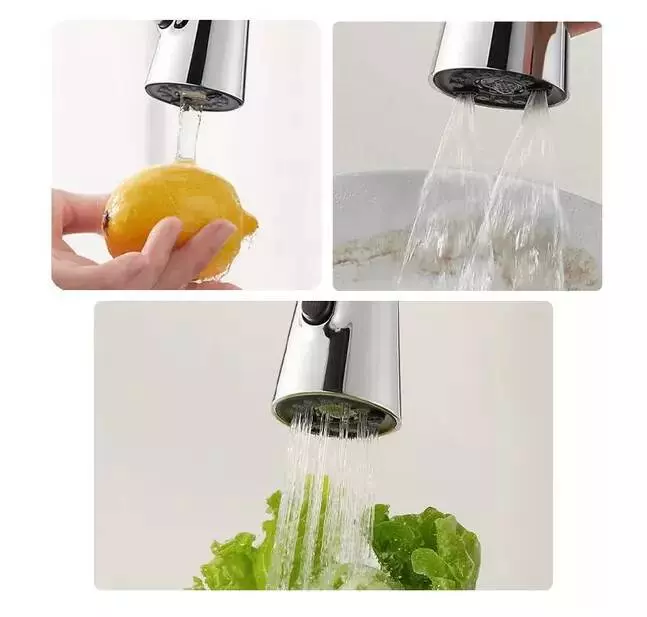 Выдвижной кухонный смеситель Xiaomi Mijia Pull-out kitchen Faucet S1 (MJCLSCFLT01DB) - фото 2 Выдвижной кухонный смеситель Xiaomi Mijia Pull-out kitchen Faucet S1 (MJCLSCFLT01DB) - фото 2