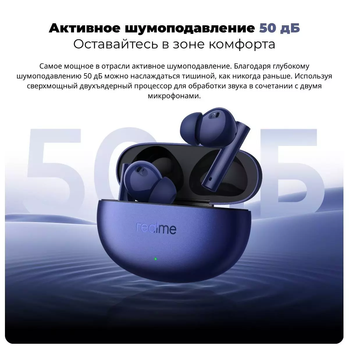 Беспроводные наушники Realme Buds Air 5 (RMA2301) - фото 3