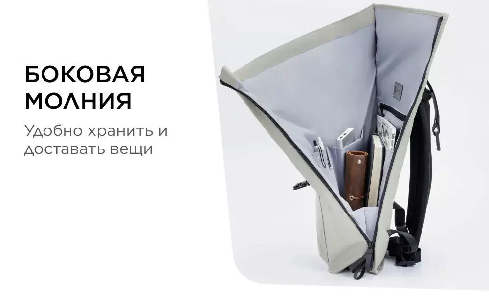 Рюкзак Xiaomi 90 Points NINETYGO URBAN DAILY All-weather Backpack - фото 3 Рюкзак Xiaomi 90 Points NINETYGO URBAN DAILY All-weather Backpack - фото 3