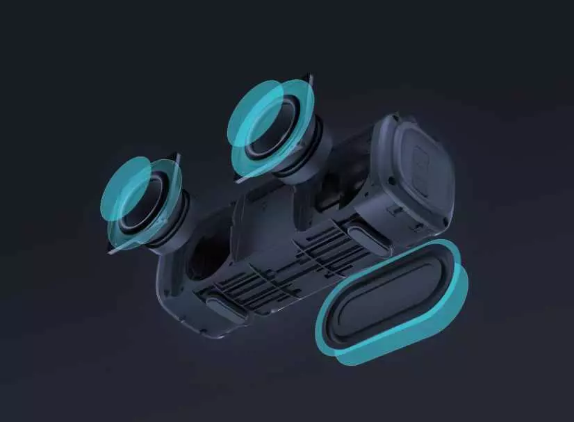 Колонка портативная Xiaomi Portable Bluetooth Speaker Black (MDZ-36-DB) - фото 2 Колонка портативная Xiaomi Portable Bluetooth Speaker Black (MDZ-36-DB) - фото 2