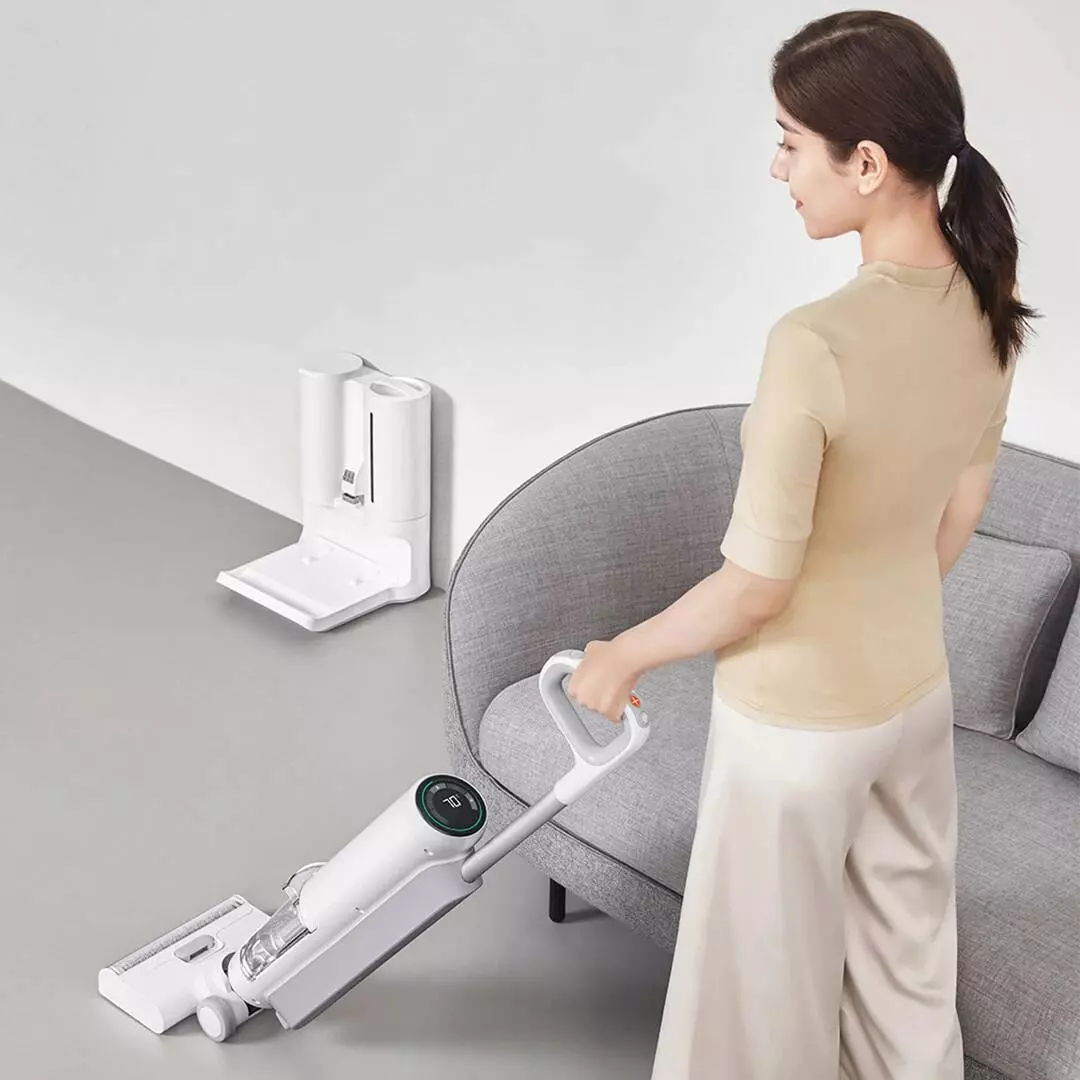Моющий пылесос Xiaomi Mijia High Temperature Wireless Floor Scrubber (MJGWXDJ) - фото 6 Моющий пылесос Xiaomi Mijia High Temperature Wireless Floor Scrubber (MJGWXDJ) - фото 6