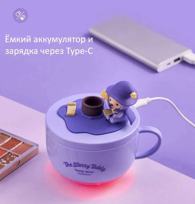 Увлажнитель (аромадиффузор) воздуха Xiaomi Lofans JS1 Teddy Magic - фото 7 Увлажнитель (аромадиффузор) воздуха Xiaomi Lofans JS1 Teddy Magic - фото 7