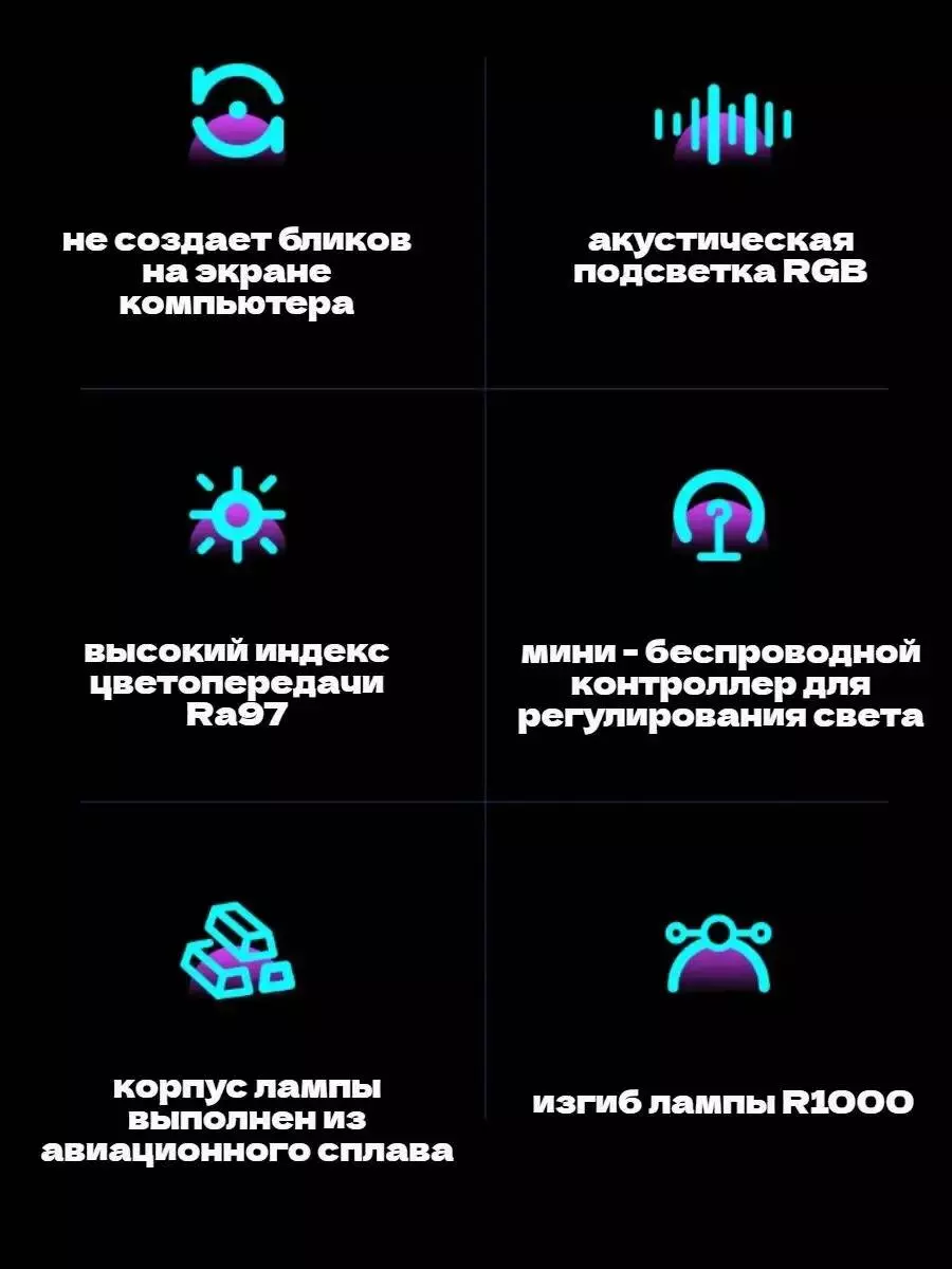 Лампа для изогнутого монитора Xiaomi LYMAX Pro (GJS-D010) с RGB-подсветкой - фото 2 Лампа для изогнутого монитора Xiaomi LYMAX Pro (GJS-D010) с RGB-подсветкой - фото 2