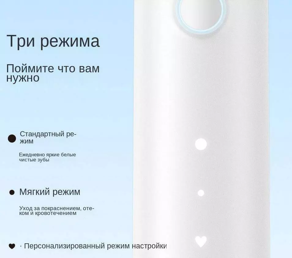 Электрическая зубная щетка Xiaomi Mijia T501C - фото 8 Электрическая зубная щетка Xiaomi Mijia T501C - фото 8