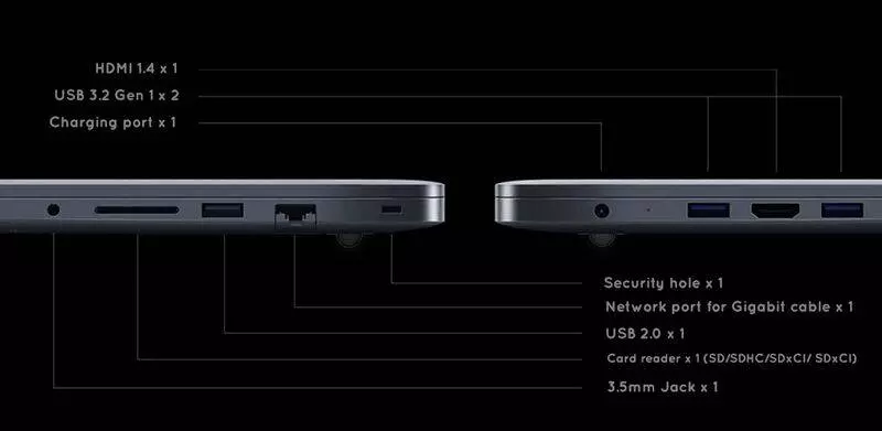 Ноутбук RedmiBook 15E (Core i7-11390H, 16Gb, 512Gb, Intel UHD Graphics) (JYU4543CN) - фото 7 Ноутбук RedmiBook 15E (Core i7-11390H, 16Gb, 512Gb, Intel UHD Graphics) (JYU4543CN) - фото 7